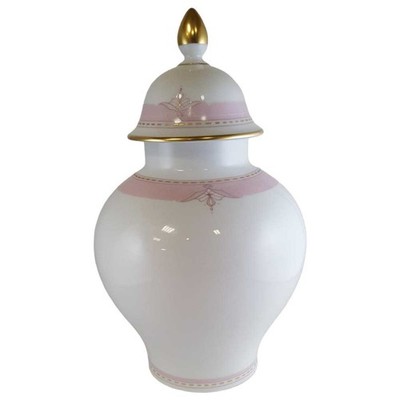 Blumenvase Deckelvase AK Kaiser Porzellan Duett K. Nossek Rosa K.Nossek
