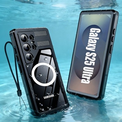 Magsafe Case for Samsung Galaxy S25/S25+/S25 Ultra Waterproof Shockproof Cover