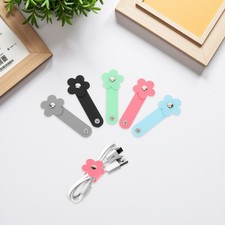 10 PCS Earphone Cord Wrap Management Winder for Earbuds Data Cable Organizer