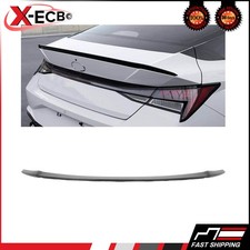 Rear Wing Spoiler For 2021-2023 Hyundai Elantra Sedan Lip Style Painted Black
