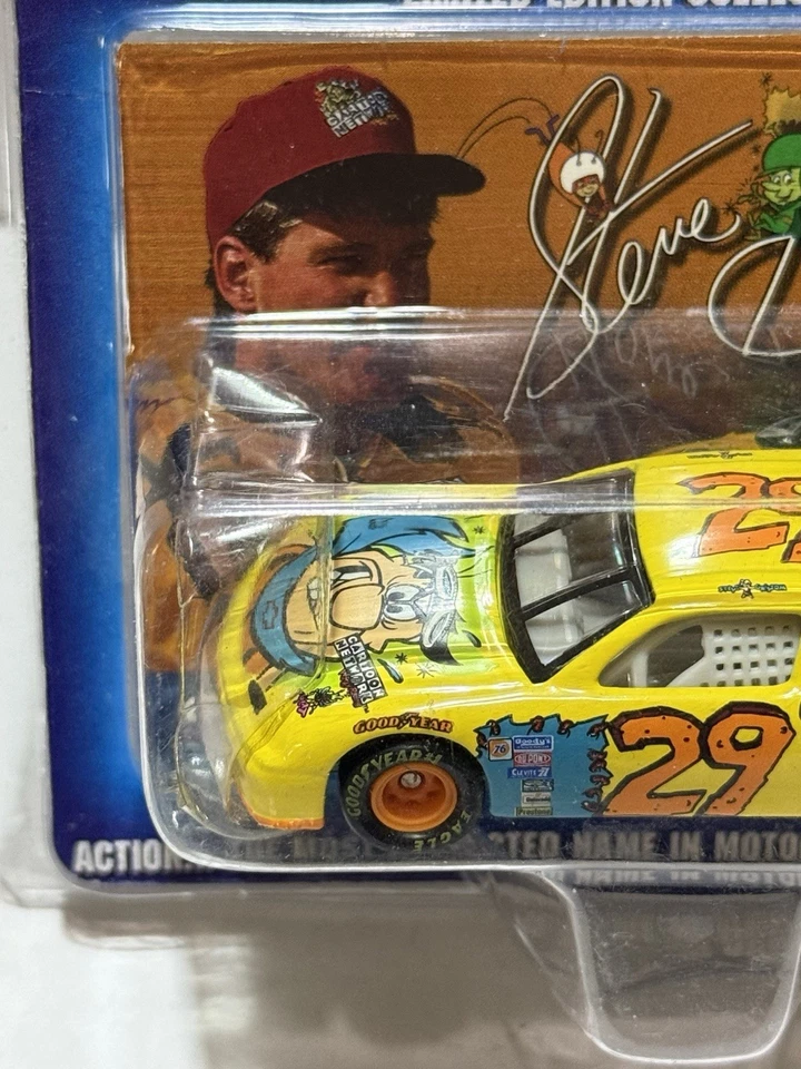 Nascar Action RCCA 1:64 1996 Steve Grissom #29 Cartoon Network/Flintstones MIB - Image 3 of 4
