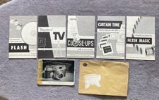 Argus C4 Camera Guide And 5 Argus Booklets Lot With Original Envelope