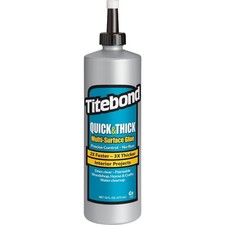 Titebond 16 Oz. Quick  Thick Multi-Surface Wood Glue 2404 Pack of 12 Titebond
