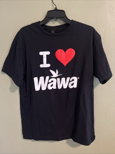 I Love (Herz) Wawa T-Shirt Erwachsene Large Gildan Baumwolle