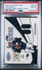 2004 Leaf Certified Mats Fabric Of The Game #FG-95 Tom Brady Debut Year PSA 8
