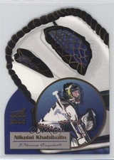 1999-00 Pacific Aurora Glove Unlimited Nikolai Khabibulin #16 1r5
