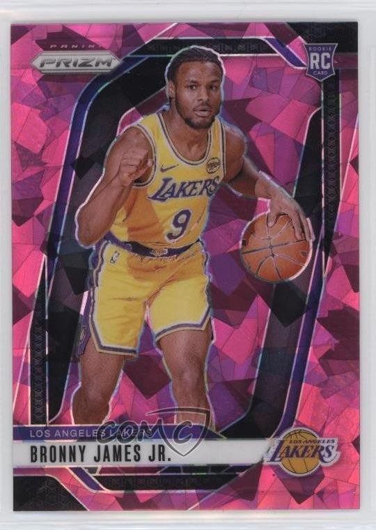 2024-25 Panini Prizm Pink Ice Prizm Bronny James Jr #243 Rookie RC
