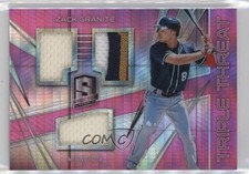 2018 Panini Chronicles Neon Pink Prizm 6/49 Zack Granite #TTM-ZG 1e1a