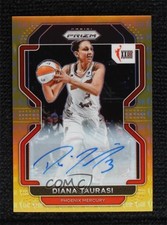 2022 Panini Prizm WNBA W25 Gold Signatures 5/10 Diana Taurasi #177 Auto 00zd