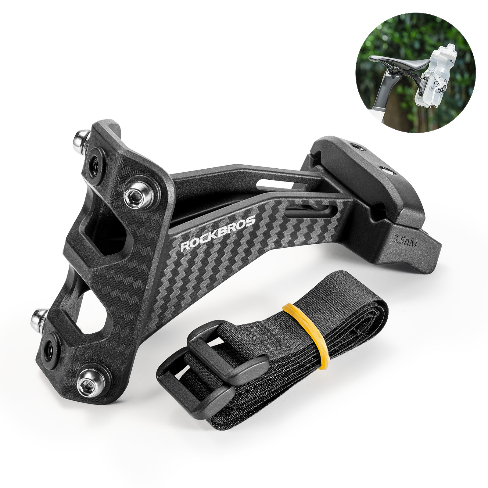ROCKBROS Sattelmontage Flaschenhalter Adapter Trinkflaschenhalter Radfahren 4290₽