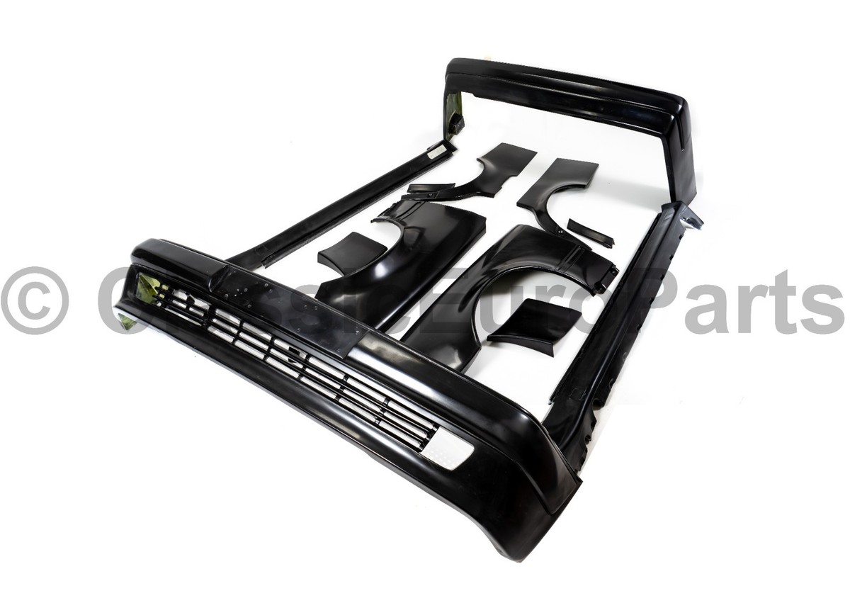 Full wide body kit front rear bumper fender set for Mercedes W124