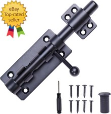 Barrel Bolt Latch 6.3 Heavy Duty Gate Latch Slide Lock Solid 304 Stainless Ste