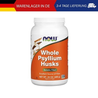 NOW Foods, Whole Psyllium Husks, ganze Flohsamenschalen, 680 g (24 oz.)