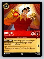 Gaston   Arrogant Showoff 129/204 Reign of Jafar Disney Lorcana