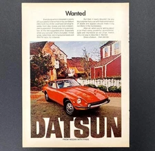 Original 1972 Datsun Nissan Ad~Vintage Advertisement