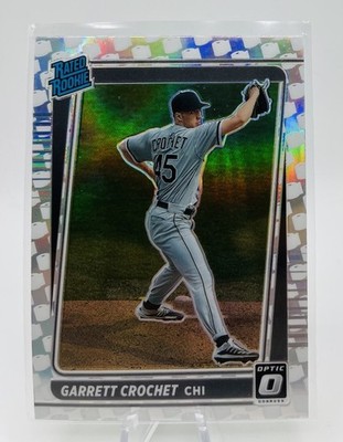 2021 Panini Donruss Optic Rated Rookie Garrett Crochet #64 (RC) SSP White Sox