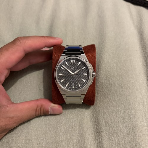 Christopher Ward C12 The Twelve Basalt Grey Steel Bracelet 40mm Rubber Strap