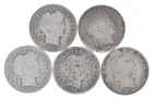 Better Lot 5 1901-O 1901-O 1898 1898 1905-O Barber Dime 0.50 Face *187