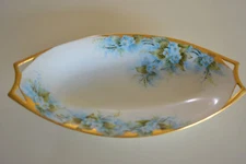 VINTAGE/ANTIQUE HUTSCHENREUTHER BAVARIA GELB RELISH DISH