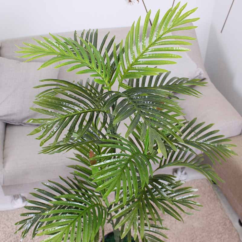 92cm Tropical Palm Tree Leaves Large Artificial Plants Silk Fake Monstera Coconu eBay