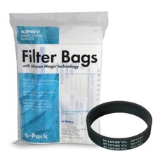 6 CLOTH Sentria Micron Magic Ultimate G Fits For Kirby Vacuum Bags  1 FREE BELT