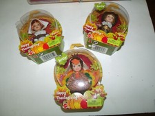 2004 HAPPY THANKSGIVING KELLY & FRIENDS Complete Set PILGRIM Kerstie & Tommy 