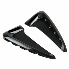 2x Black Side Wing Air Flow Fender Intake Vent Cover For BMW X5 F15 2014-2017