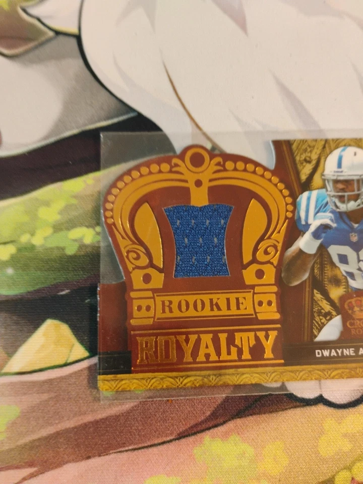 2012 Crown Royale Rookie Royalty Materials /Dwayne Allen #13 Rookie RC - Image 2 of 4