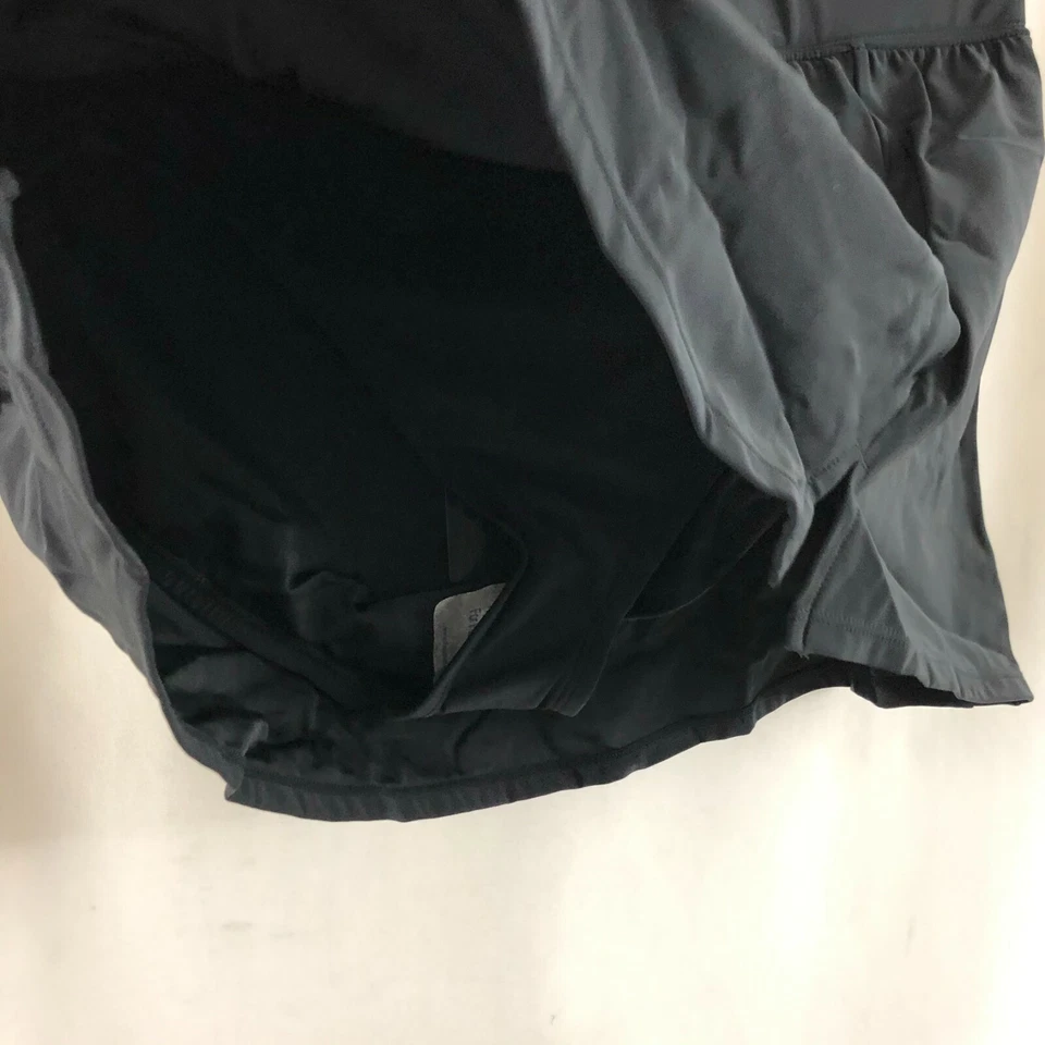 Falda corta de natación verde aguamarina para mujer elástica básica negra talla 16W/18W Foto 2 de 4