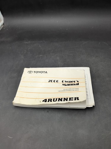 2006 Toyota 4Runner Owners Manual Set 4 Runner SR5 LIMITED Free ...
