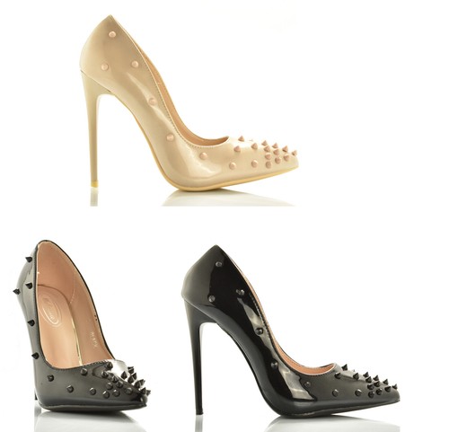 Décolleté con borchie, Scarpe punta con borchie | Barca Stores