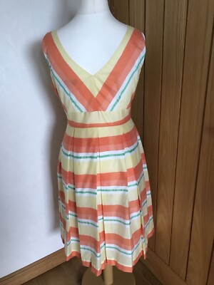 fit and flare striped dress Harbor Line Striped Fit And Flare Maxi Dress – VICI main image 1