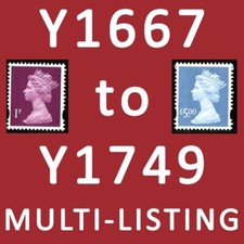 Y1667 to Y1749 MNH Multi Listing - Photo Y Value/Series Machin Definitives