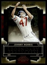 2009 Playoff Contenders Legendary Gold Johnny Morris /100 #55