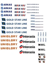HO Scale Container Decals  M-6
