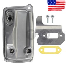 Muffler For Stihl TS410, TS420 4238-140-0611 Muffler Gasket and Cooling Plate