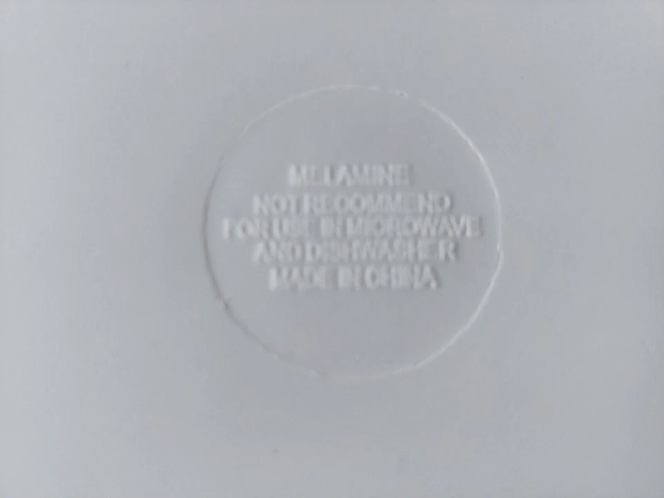 Juego de 6 platos de cena bandera americana 4 de julio 11" melamina roja, blanca y azul Foto 3 de 4