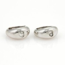 Chopard Happy Diamond Earrings 18k White Gold...