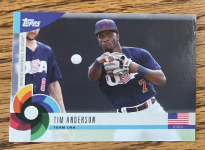2023 Topps World Baseball Classic Global Stars Tim Anderson, USA, #45