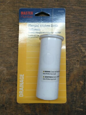 Master Plumber 504308 Flanged Kitchen Drain Tailpiece 1-1/2'' X 4''