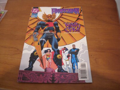 Hawkman #6  DC 1994 Wonder Woman   WAR CRY   M3