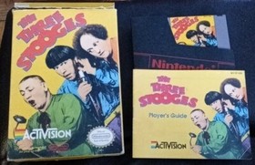 The Three Stooges 1989 NES Nintendo Authentic Working Complete With Box & Manual