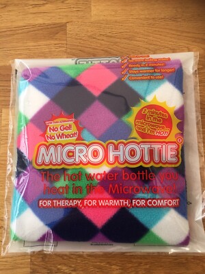 Hotties Harlekin Fleece mikrowellengeeignete Wärmflasche Micro Hottie