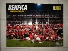 Póster gigante O JOGO (80 x 60) SL BENFICA CAMPEONES PORTUGUESES 2018/2019