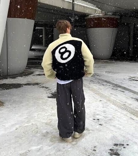 stussy 8 ball pool fleece