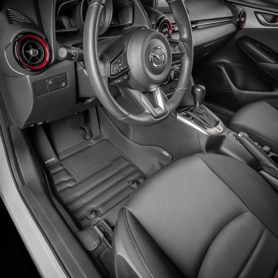 TuxMat Custom Floor Mats for Mazda CX-3 - 2016-2018 - Full Set Foto 2 de 4