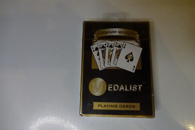 Medalists Premium Gold Playing Cards Deck Brand New & Sealed