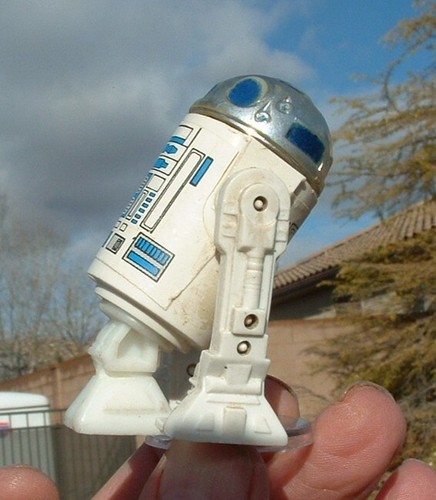 PRETTY NICE 1979 Star Wars DROID FACTORY R2D2 ORIGINAL Sticker Custom Middle Leg