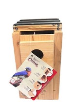 Nature's Way Bird Products CWH3 Cedar Bluebird Box House READ 
