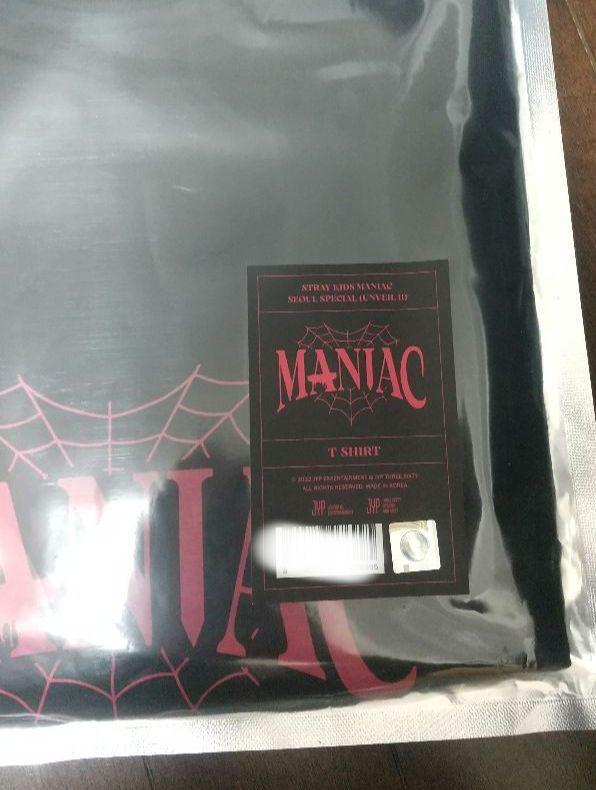 New unopened Stray Kids Seoul concert MANIAC T-shirt goods K-POP